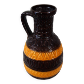 Vase de sol vintage décor Alger manufacture Bay, Allemagne 1960