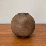 Mid-century German minimalist studio pottery vase by Fritz Van Daalen, 1960s.