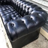 Chesterfield black sofa
