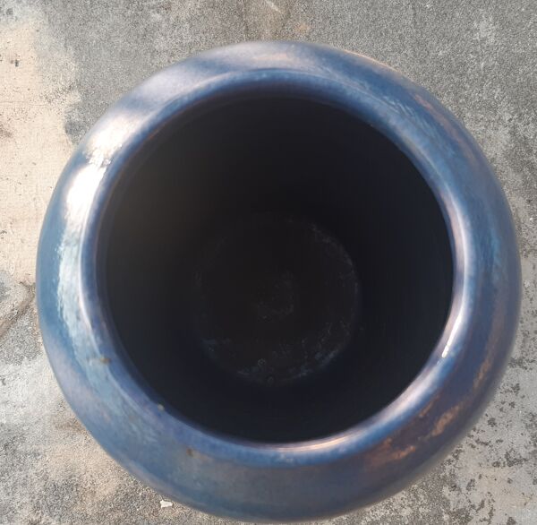 Vase terre cuite vernissée par jean Garillon