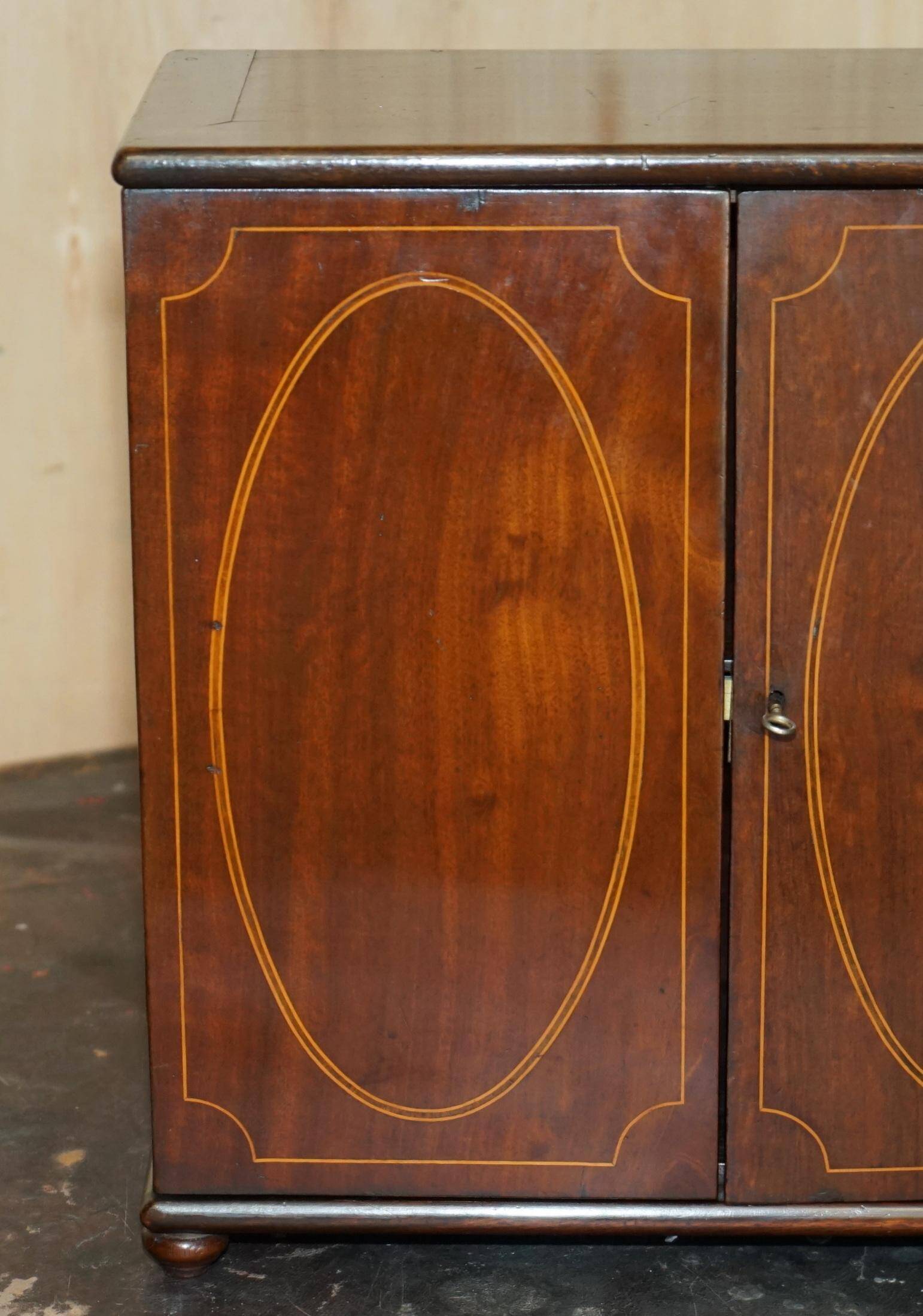 Restored Georgian Sheraton cabinet, circa 1820.