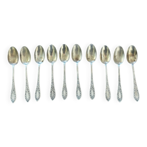 10 cuillères en argent - 1900