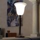 Lampe Mazda acajou art déco 1950