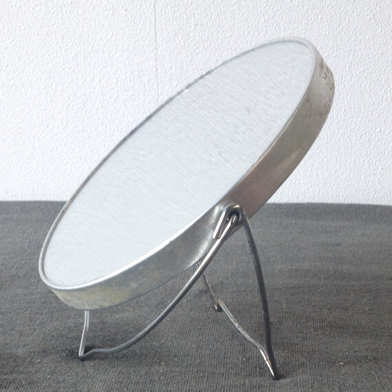 Mirror double sided magnifying 50's