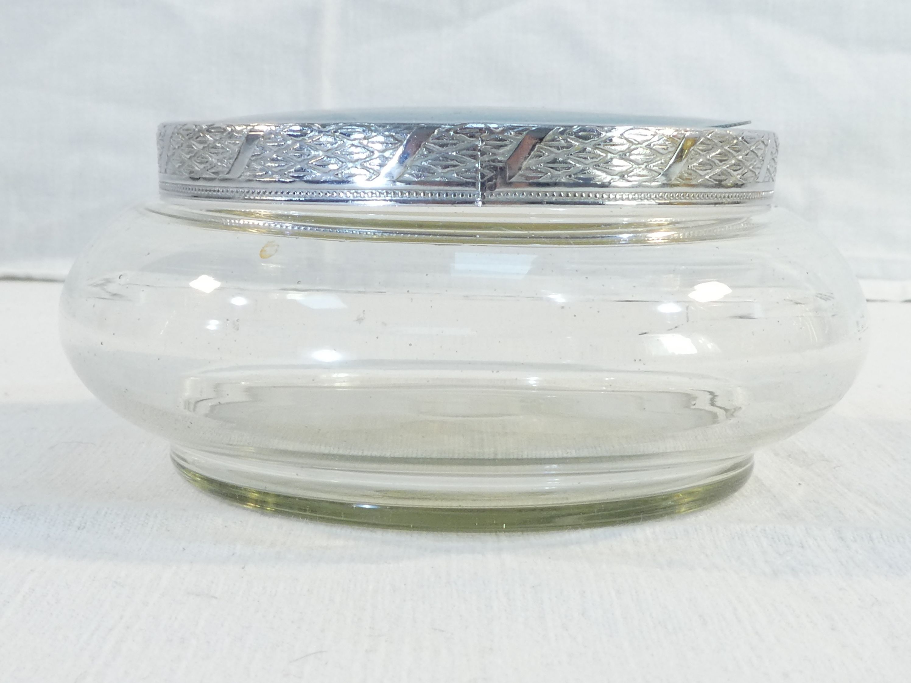 HILL RAYMOLOID glass cotton box