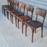 Set of 6 thonet bistro chairs