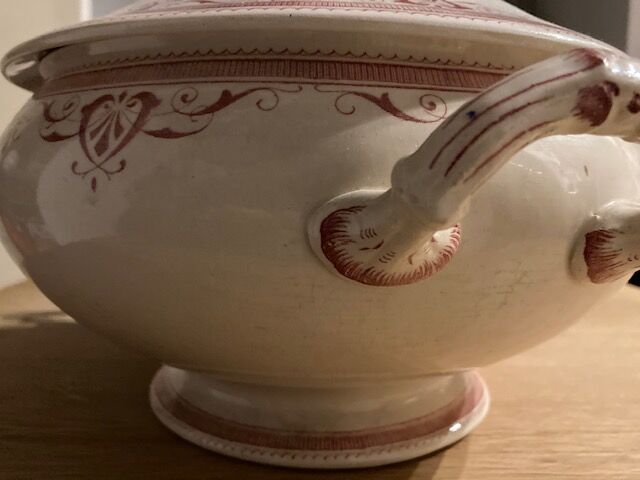 Soupière Terre de Fer Amiral Creil et Montereau,