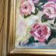 Tableau Huile sur toile signé dimension : hauteur -49 cm - largeur -44 cm-