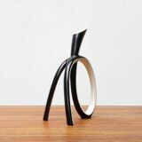 Sculptural porcelain vase from mid-century Germany by Lindner.