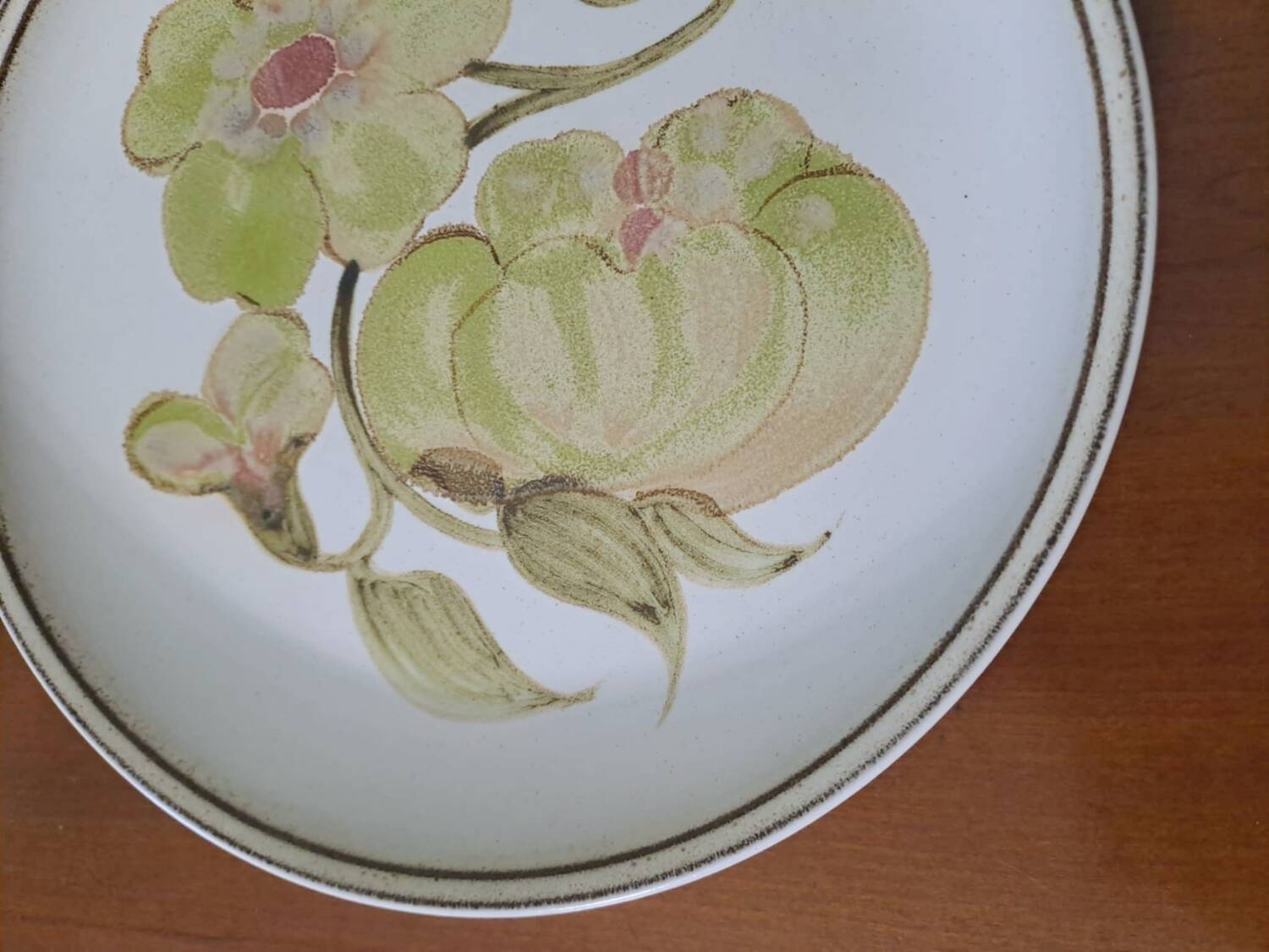6 stoneware dinner plates