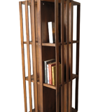 Old revolving library in solid oak