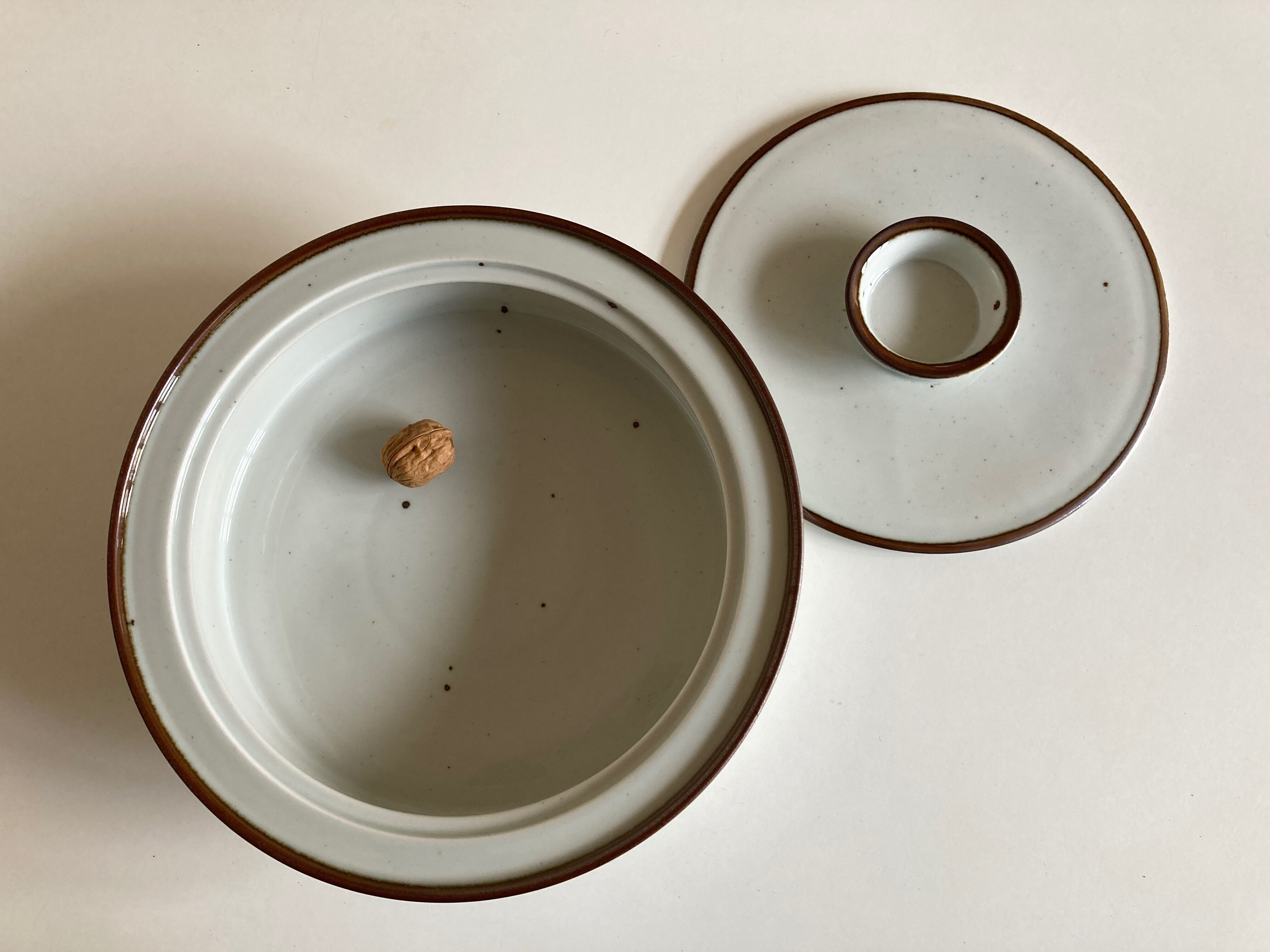 Plat couvert XXL Dansk Design grès 1970 Denmark