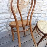 Pair of chairs bistro Thonet No.18 circa 1920