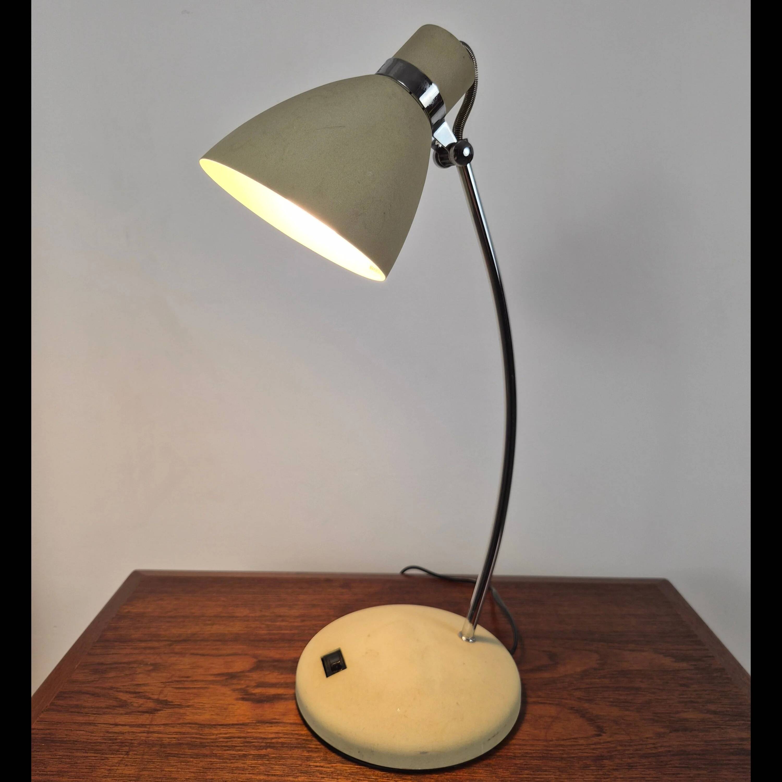 Table lamp in metal by Massive Leuchten, Germany, 1960