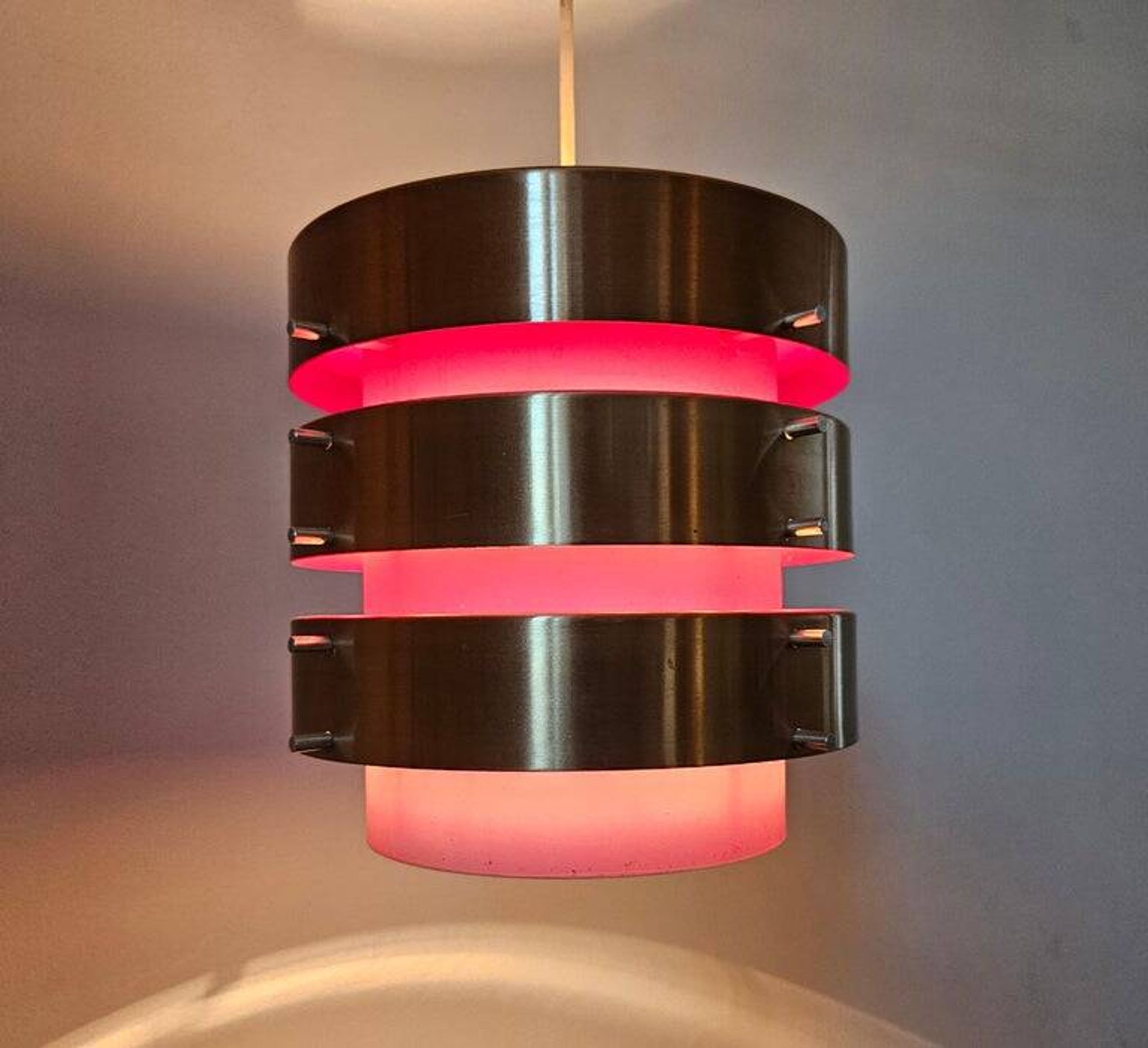 Suspension dans le style de Jo Hammerborg, Danemark années 1970