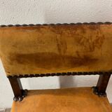 Chaise à dos espagnol d'époque Renaissance XVIe siècle