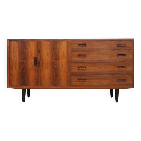 Enfilade en palissandre, design danois, années 1970, designer : Carlo Jensen, production :