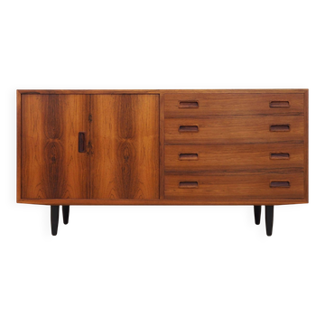 Enfilade en palissandre, design danois, années 1970, designer : Carlo Jensen, production :