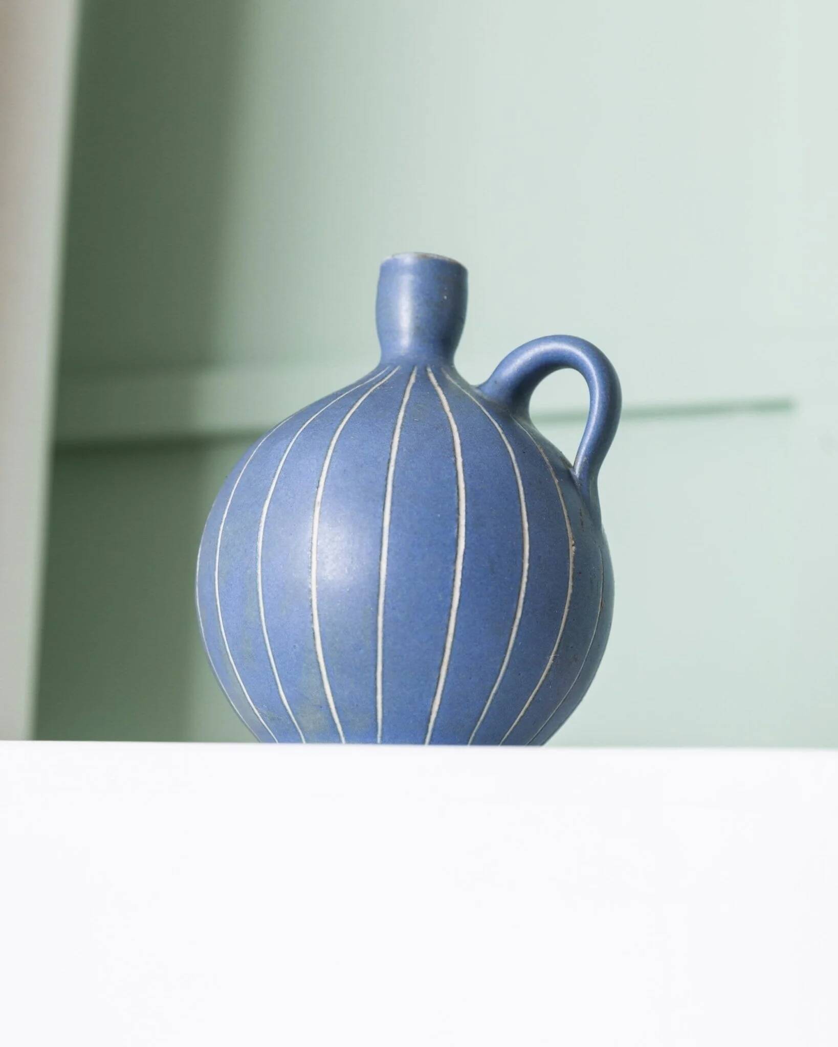 Vintage vase - Carl Fischer for PGH Bürgel - Mid-Century ceramic - 1960s