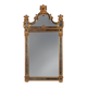 Miroir rococo-vénitien belge du XXe siècle en bois doré