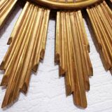 Vintage resin sun mirror