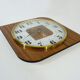 Jaz Electronic Lic Alto France clock in formica, bulging glass frame. Year 70