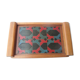 Art deco wooden tray