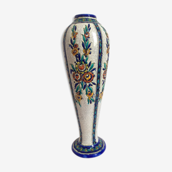 Bosch La Louvière earthenware vase