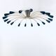 Sputnik 18-Arm Ceiling Lamp from Kaiser Leuchten, Germany, 1950s