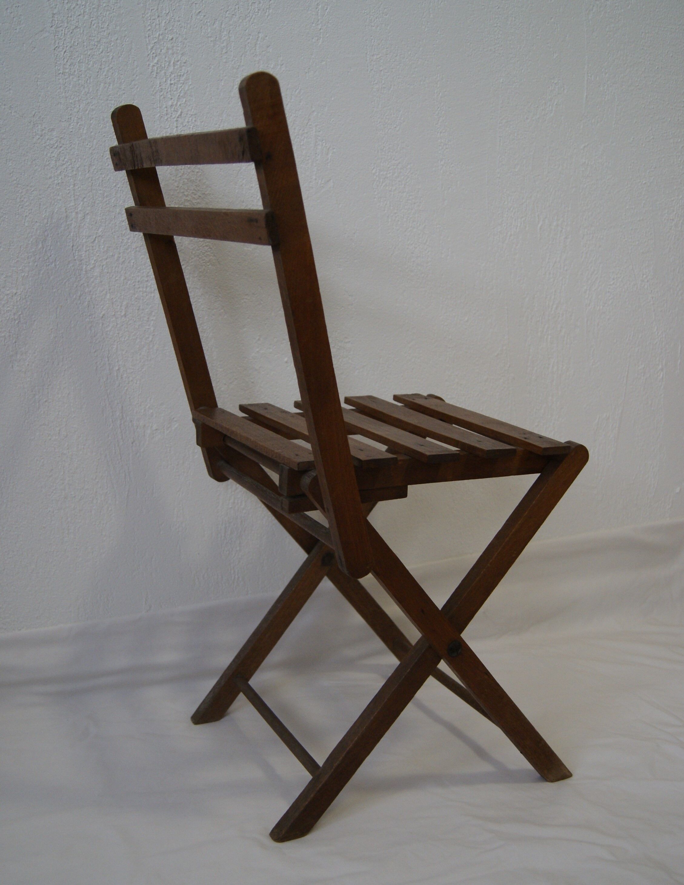 Vintage wood folding chair