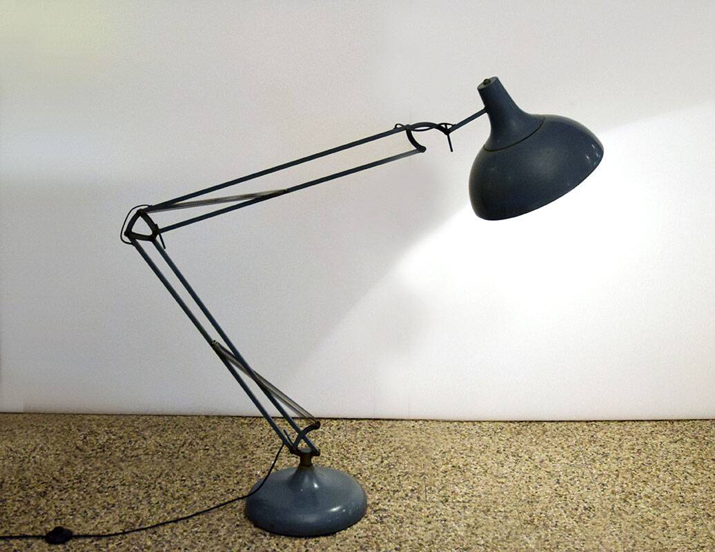 Large industrial floor lamp, early 1960s