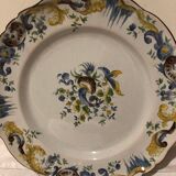 Plate Emile Galle Saint Clément around 1900