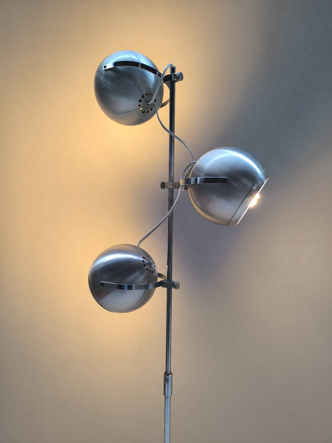 Eyeball floor lamp by Aluminor, 1970s