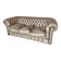 Canape 3 places Chesterfield en cuir patiné sur-mesure Chesterfields1780
