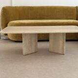 Italian travertine coffee table