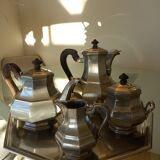 Pewter coffee and tea service