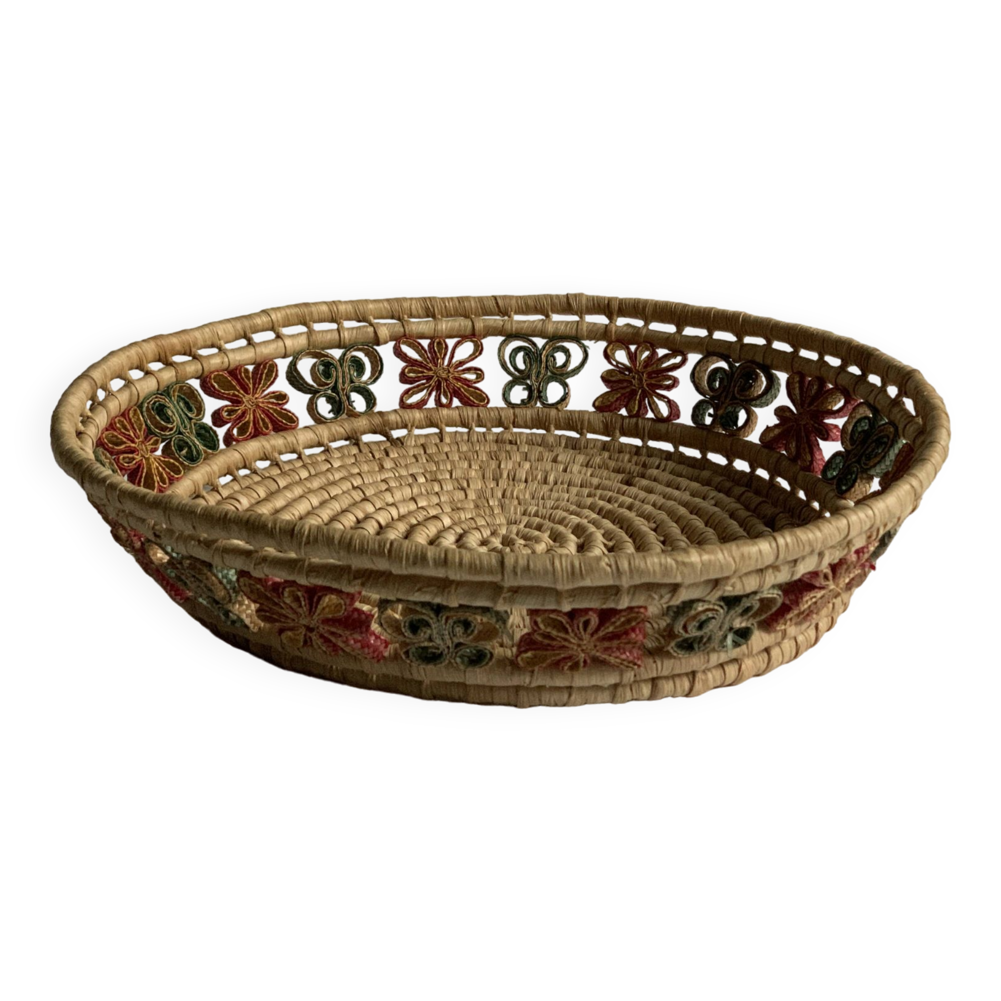 Raffia basket