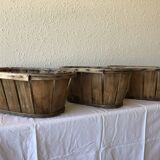Series of 3 old fruit cups