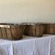 Series of 3 old fruit cups