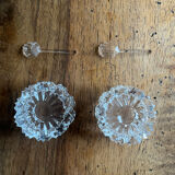 Crystal salt and pepper shakers