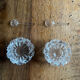 Crystal salt and pepper shakers