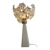 Ceramic lamp & flower lampshade