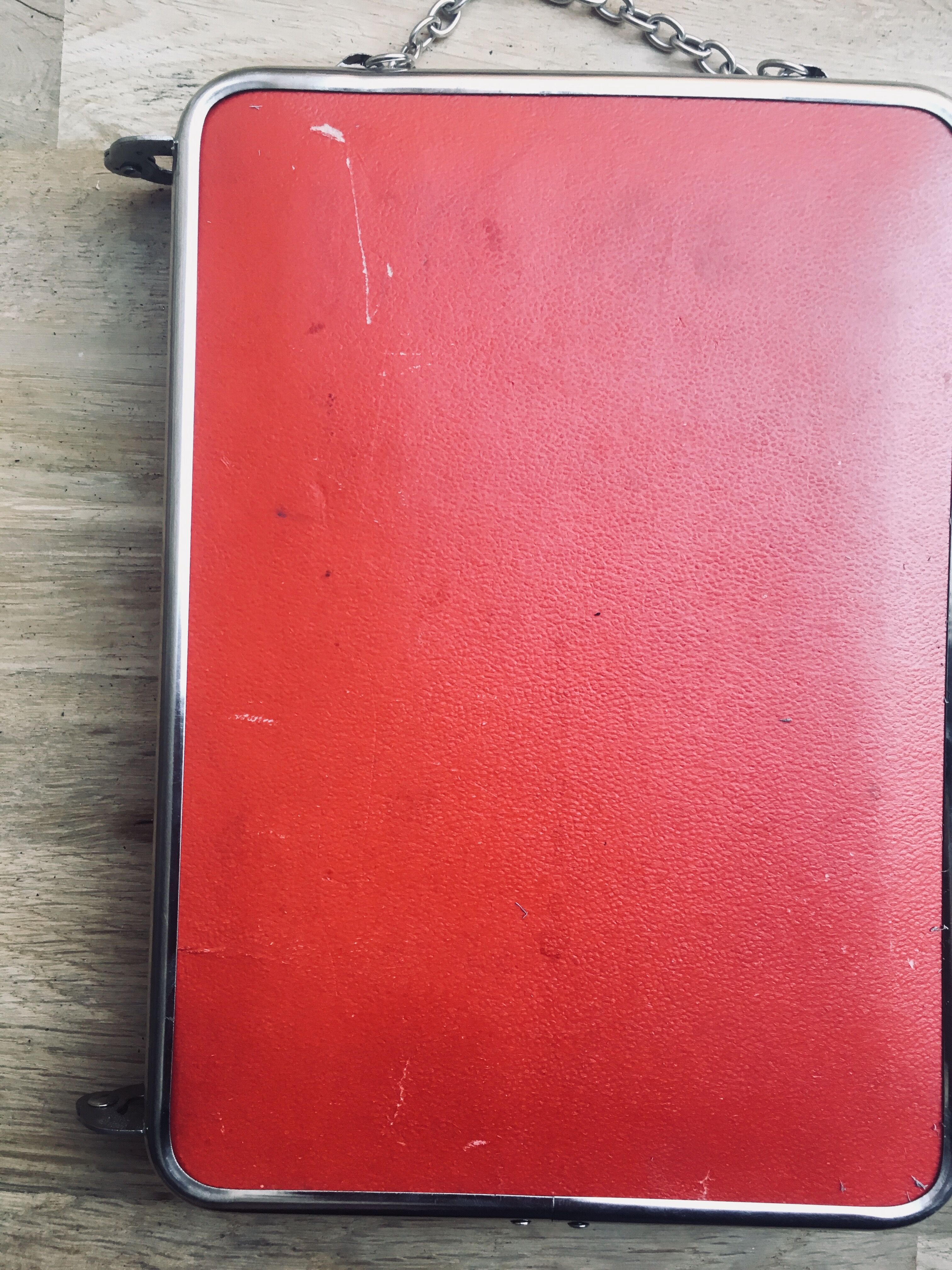 Mirror barber triptych 21x49cm