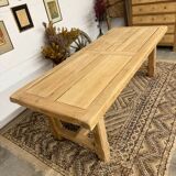 Farmhouse table with 2 extensions