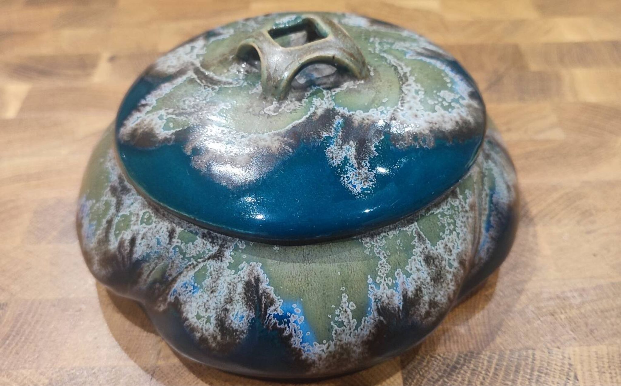 Bonbonnière céramique Art nouveau Denbac