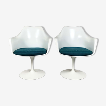 Set de 2 fauteuils Tulip par Eero Saarinen pour Knoll, 1970