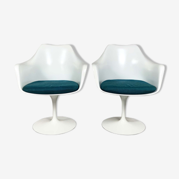 Set of 2 Tulip chairs by Eero Saarinen for Knoll, 1970