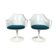 Set of 2 Tulip chairs by Eero Saarinen for Knoll, 1970