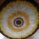Round wool carpet pattern sun 1960