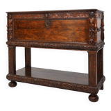 16th Century Italian Renaissance Cabinet in walnut with rich carvings